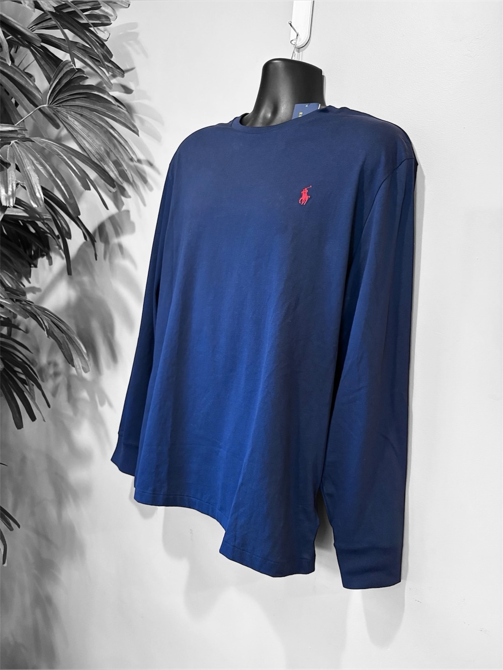 Polo Ralph Lauren Navy Blue Men’s Large Long Sleeve Polo Shirt